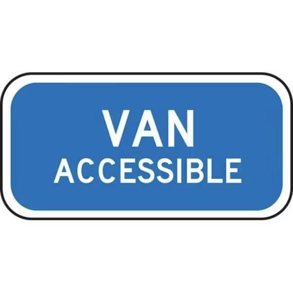 Accuform SUPPLEMENTAL SIGN VAN ACCESSIBLE FRA272HP FRA272HP - main